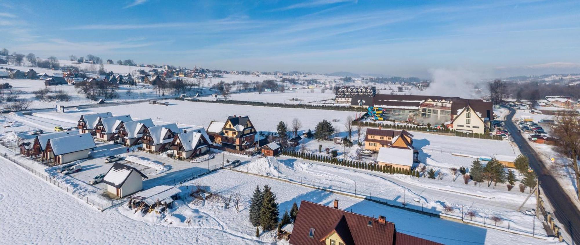 Przy Termach Domki Pokoje Apartamenty Szaflary Exterior foto